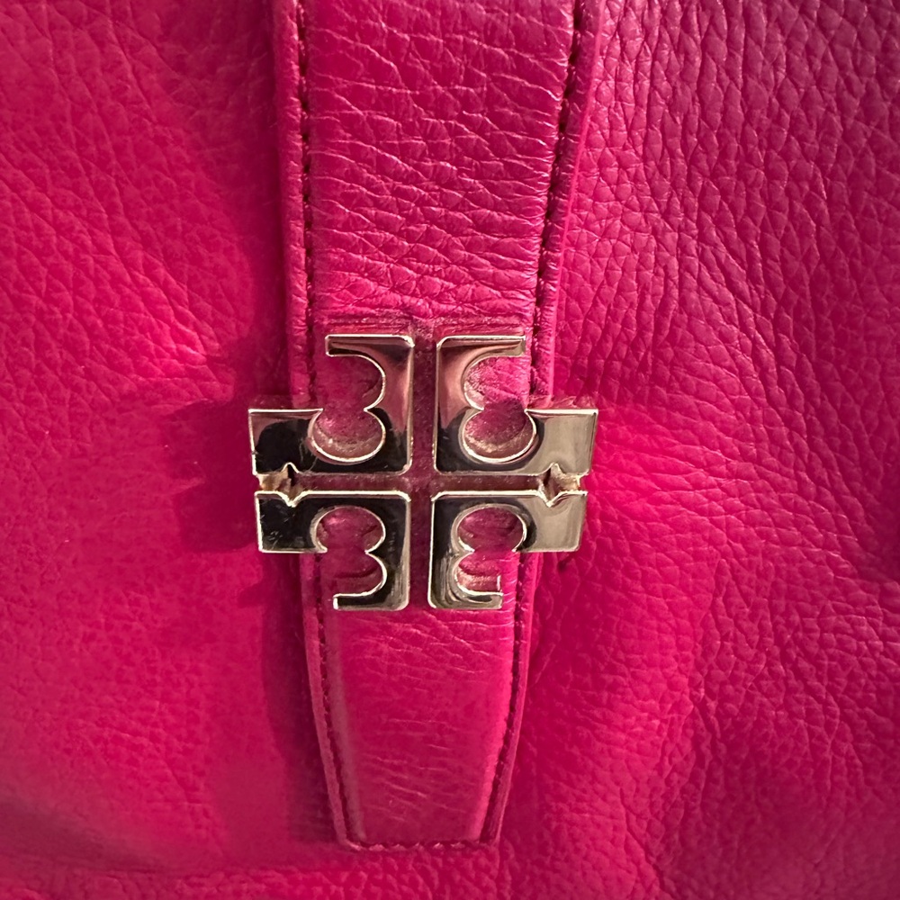 Tory Burch red Leather Shoulder Bag